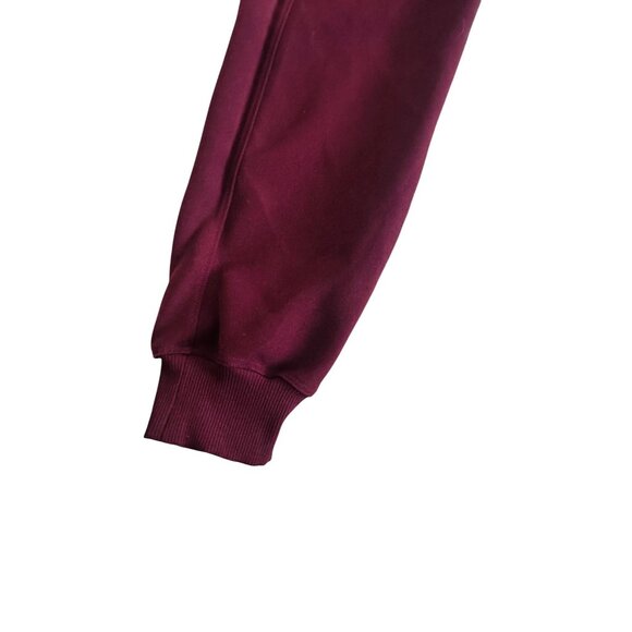 Lululemon Womens Burgundy Joggers Size 2 With Drawstring Waist & Ribbed Cuffs - Picture 5 of 9